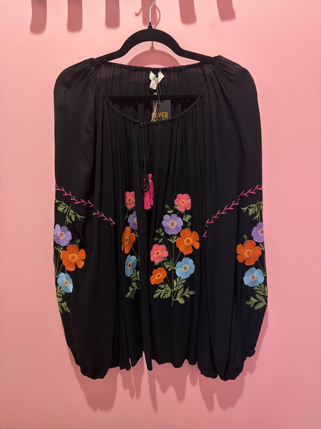 Easel - Women's Peasant Blouse