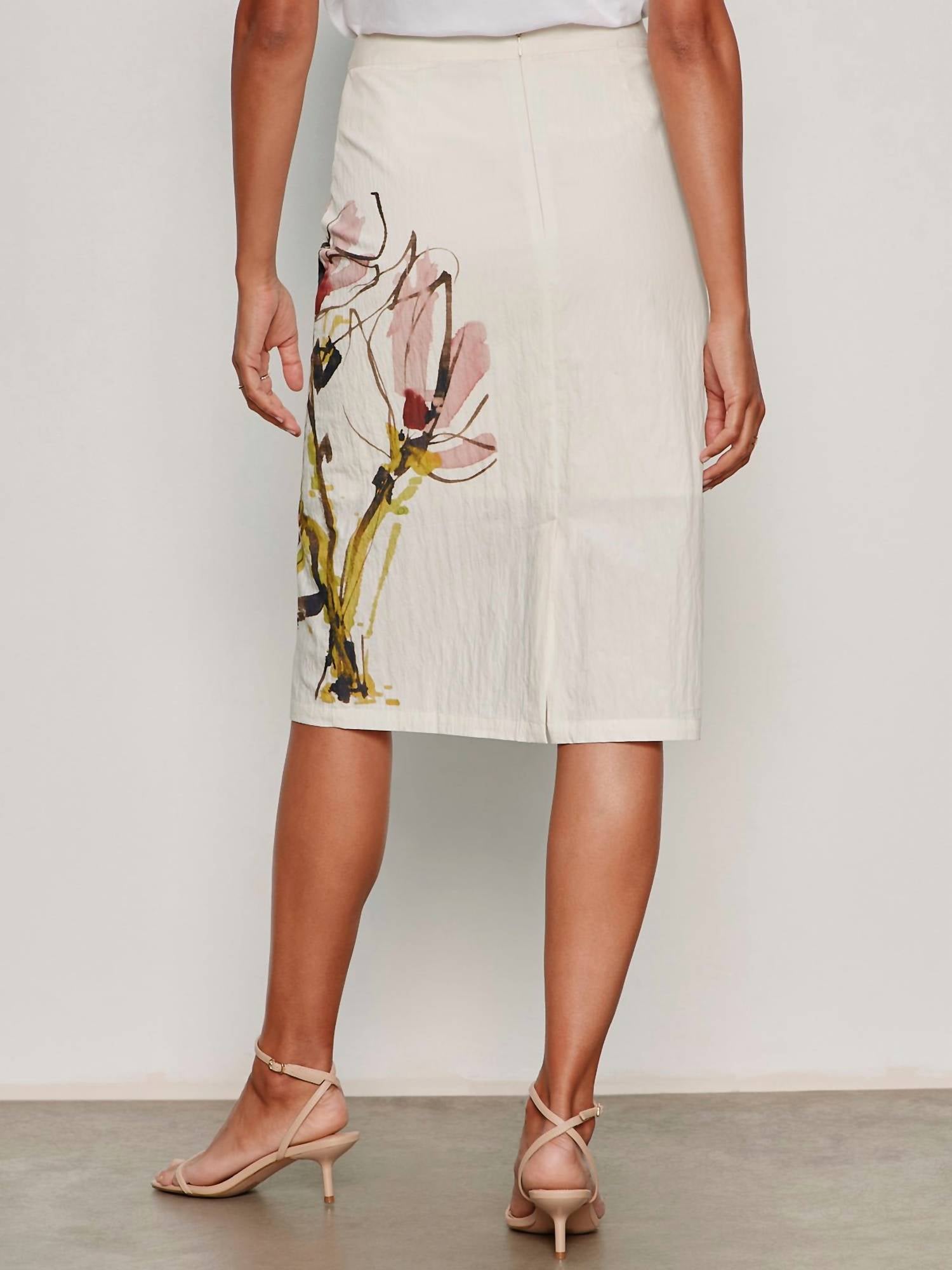 Sanctuary - Spring Flowers Pencil Skirt