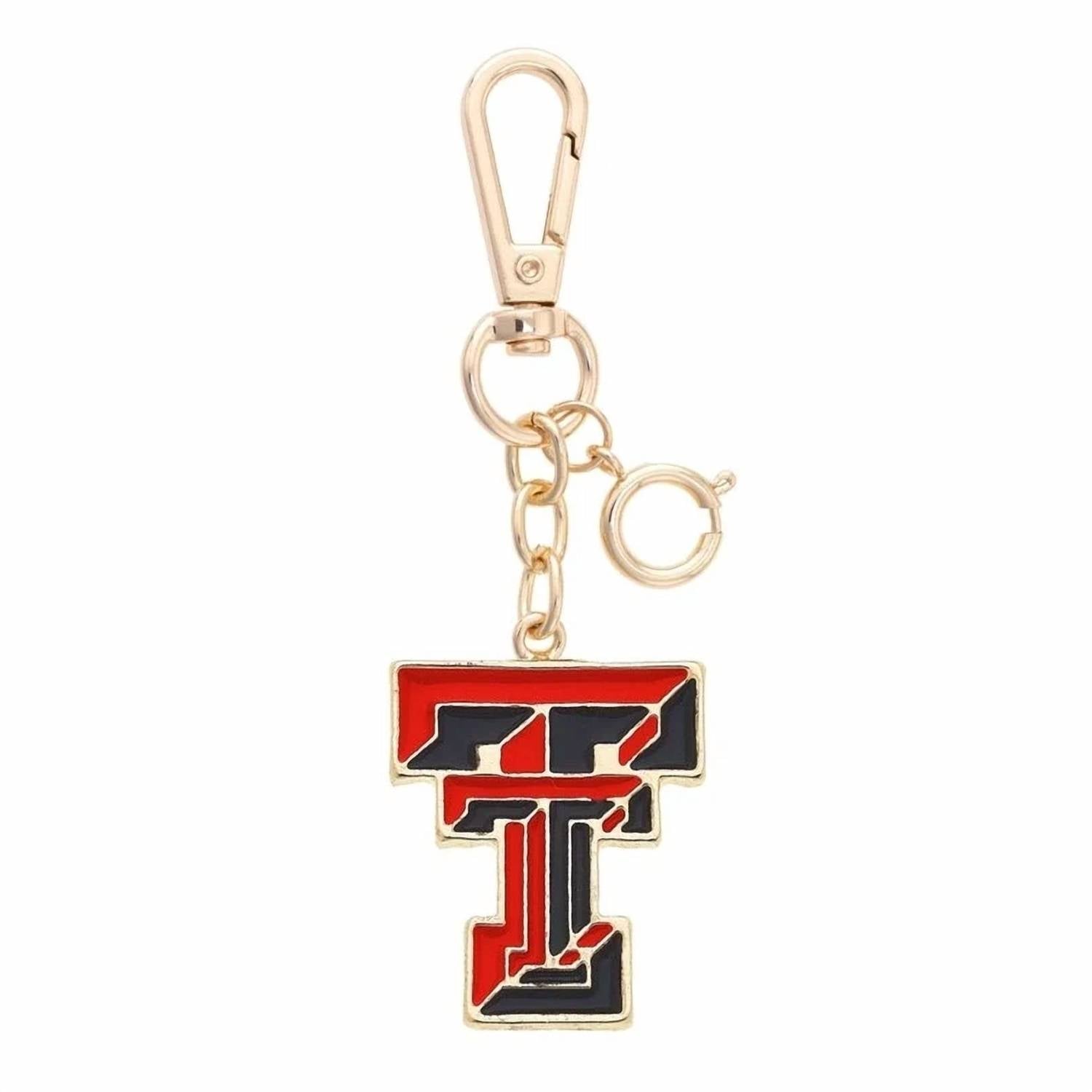 Canvas Style - Women's Texas Tech Raiders Enamel Logo Bag Charm