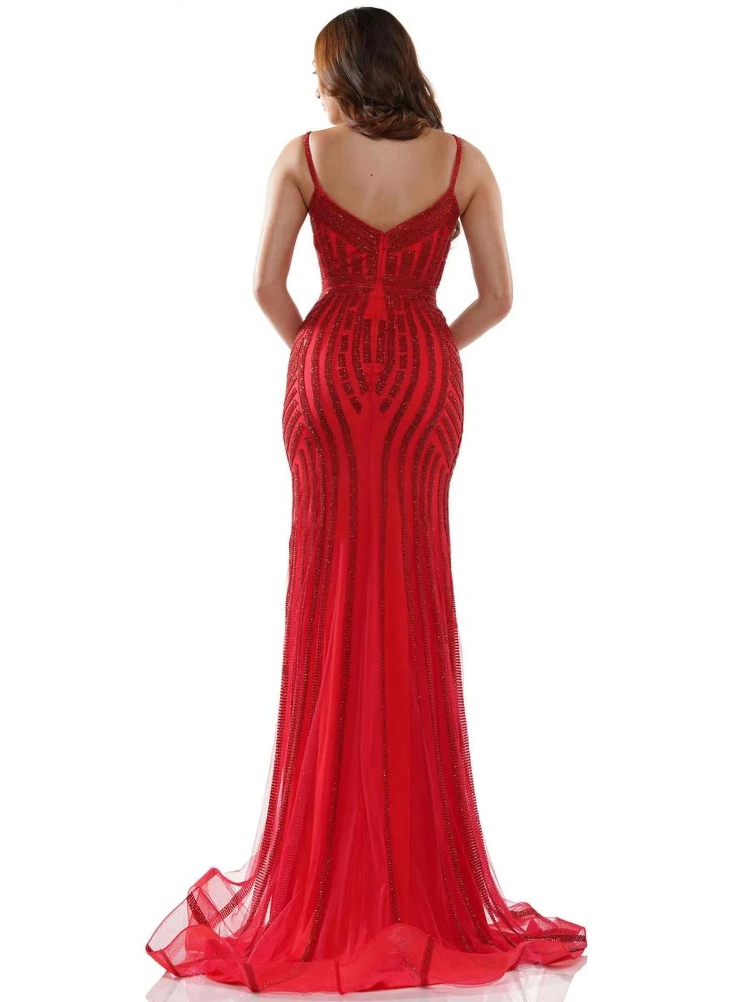 Colors Dress - Sweetheart Neck Sleeveless Prom Gown