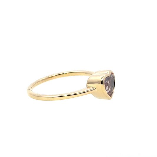 Aamiaa - Women's Heart Shape Lab Grown Diamond Ring