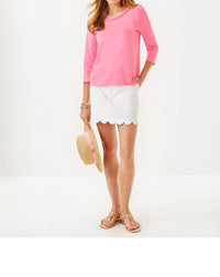 Lilly Pulitzer Paulson Knit Top in rousseau pink - women's blouse - view 4