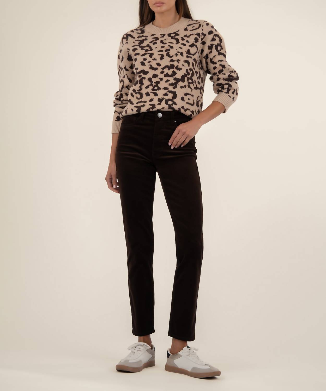 Kut From The Kloth - Gisela Animal Print Pullover Sweater