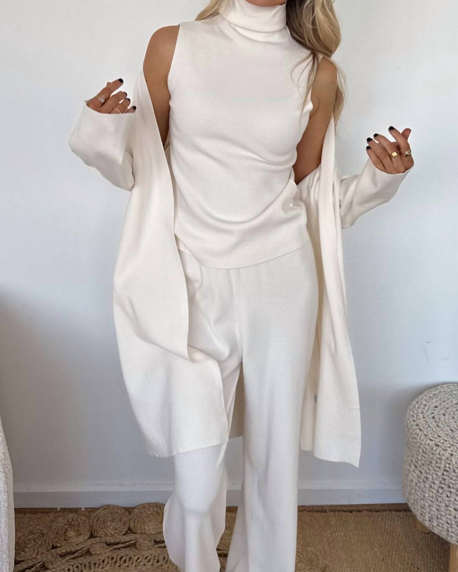 Iscarf - Lilah Open Knit Cardigan