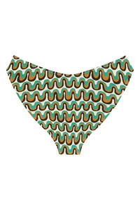 Montce - Added Coverage Lulu Zig-zag Stitch Bikini Bottom