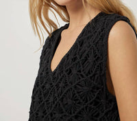 SCARLETT POPPIES Wiwino Sleeveless Top in black - women's shirt - view 4