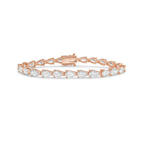 Diana M Jewels - Women's Pear Lab-Grown Diamond Jewelry Bracelet (56.00 Ct) - Signature