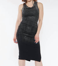 Circular Path - Rib Midi Dress