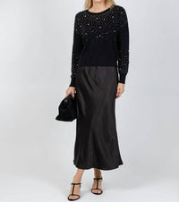 J. Society - Ximena Embellished Crew Sweater