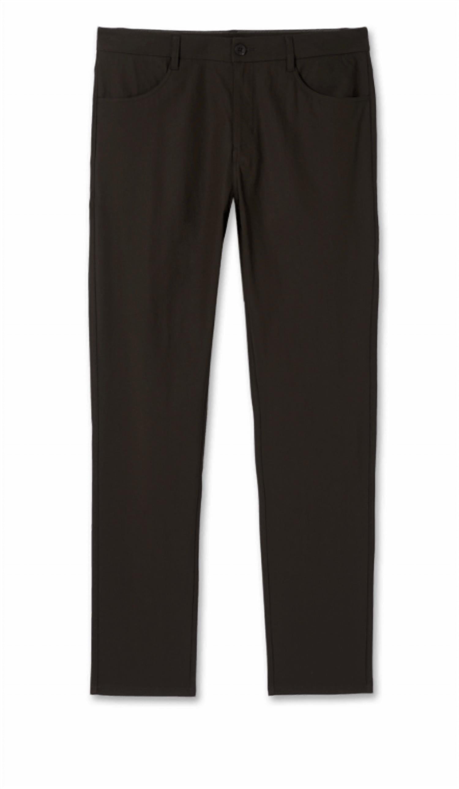 Vuori Meta Athletic Slim 32" Pants in dark java - men's pants - alternate view
