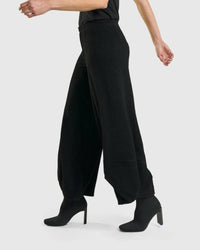 ALEMBIKA Jacquard Punto Pants in black - women's pants - detail view