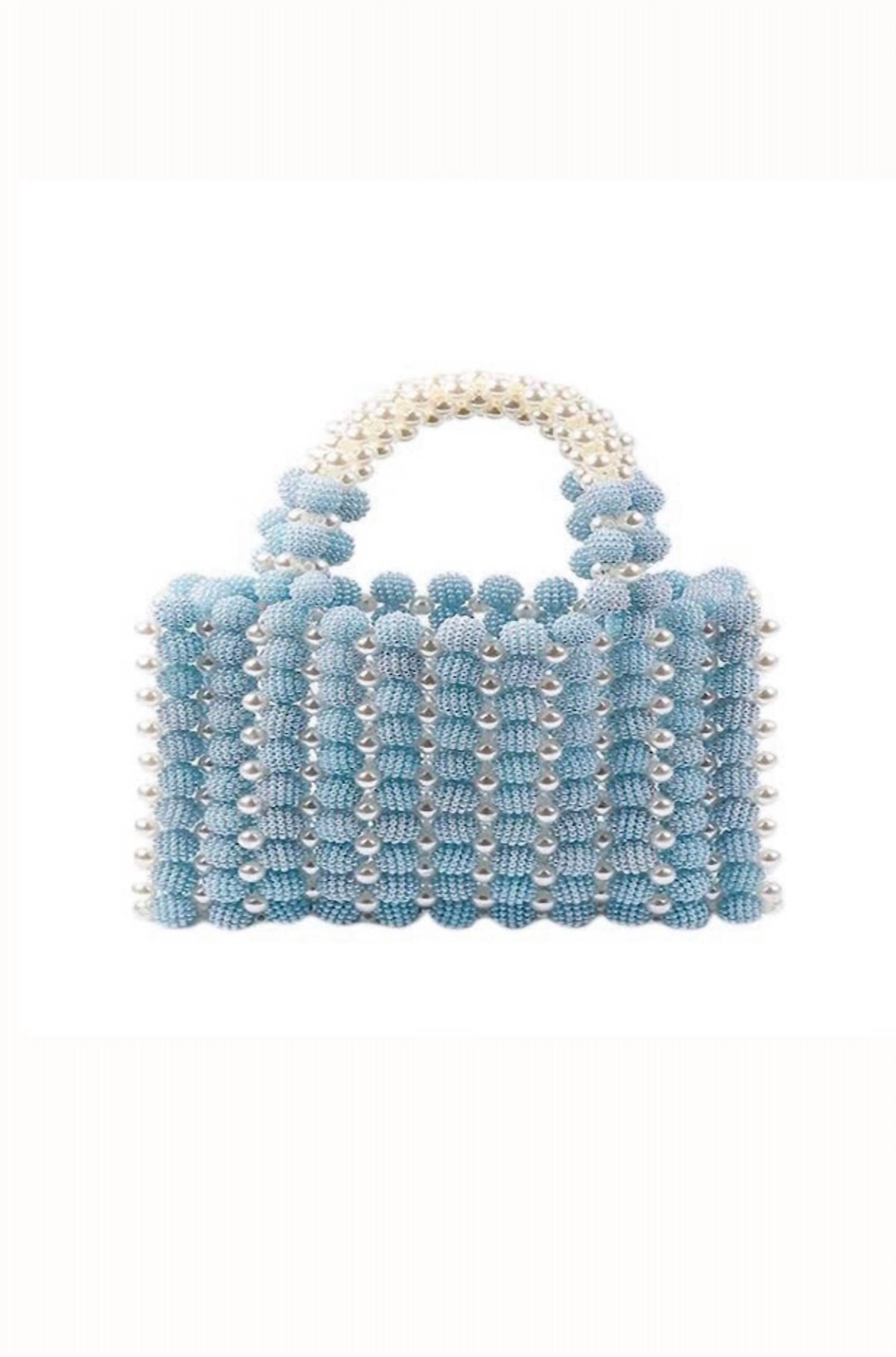 Gemelli - Women's Belle Beaded Pearl Handbag