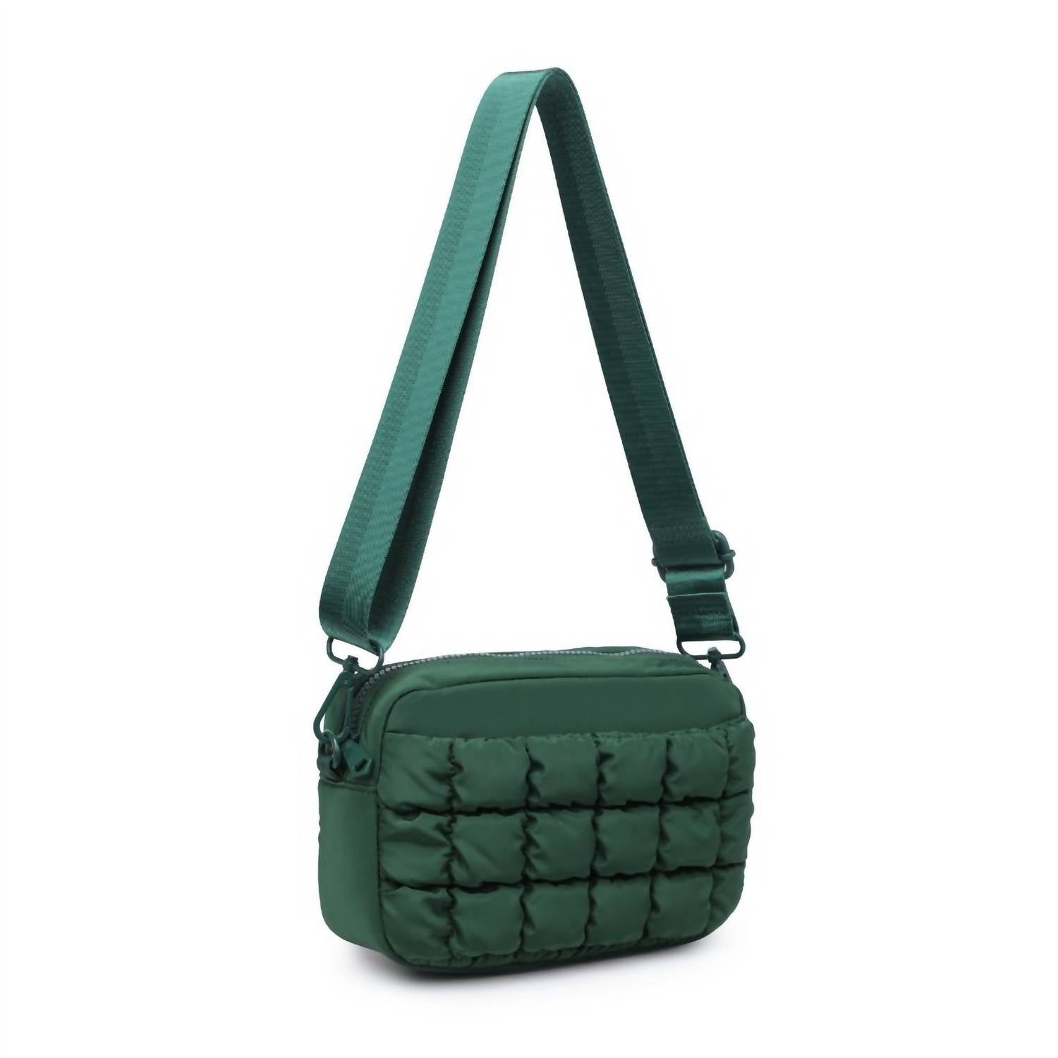 Sol And Selene - Women's Inspiration Quilted Nylon Crossbody Bag