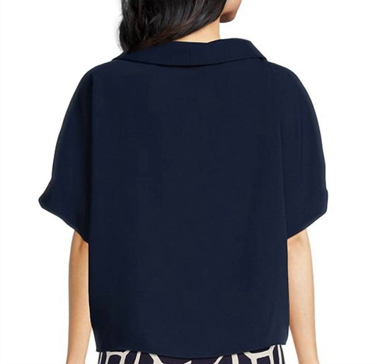 Trina Turk - Women Honeysuckle Folded Boat Neck Top
