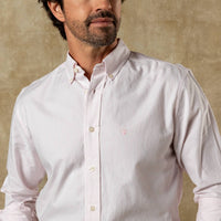 Duck Head - COLLIN STRIPE LONG SLEEVE COTTON OXFORD SPORT SHIRT