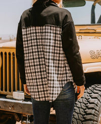 Oddi - Plaid Double Bust Pocket Shacket