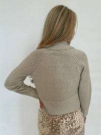 Kinross - Elan Crop Zip Cardigan