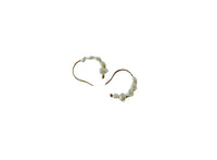 Uni Jewelry - Women's Seed Pearl Hoops Earrings