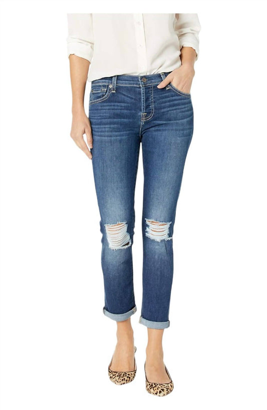 Judy Blue - Mid Rise Destroyed Denim Jeans