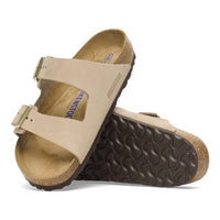Birkenstock - Unisex Arizona Nubuck Soft-Footbed sandal - Narrow