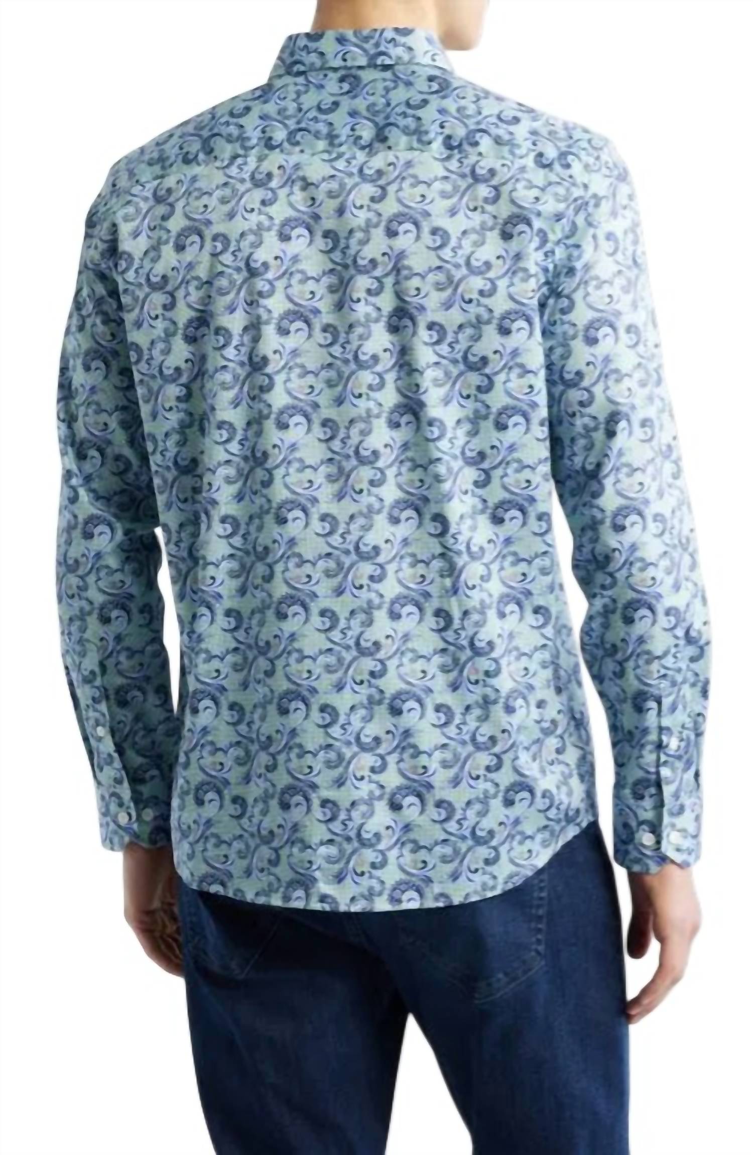 Johnston & Murphy - Check Paisley Swirls Shirt