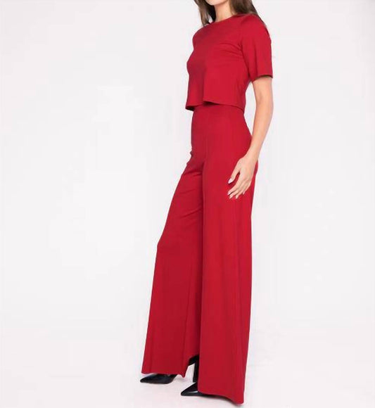 Ripley Rader - Ponte Knit Long Wide Leg Pants