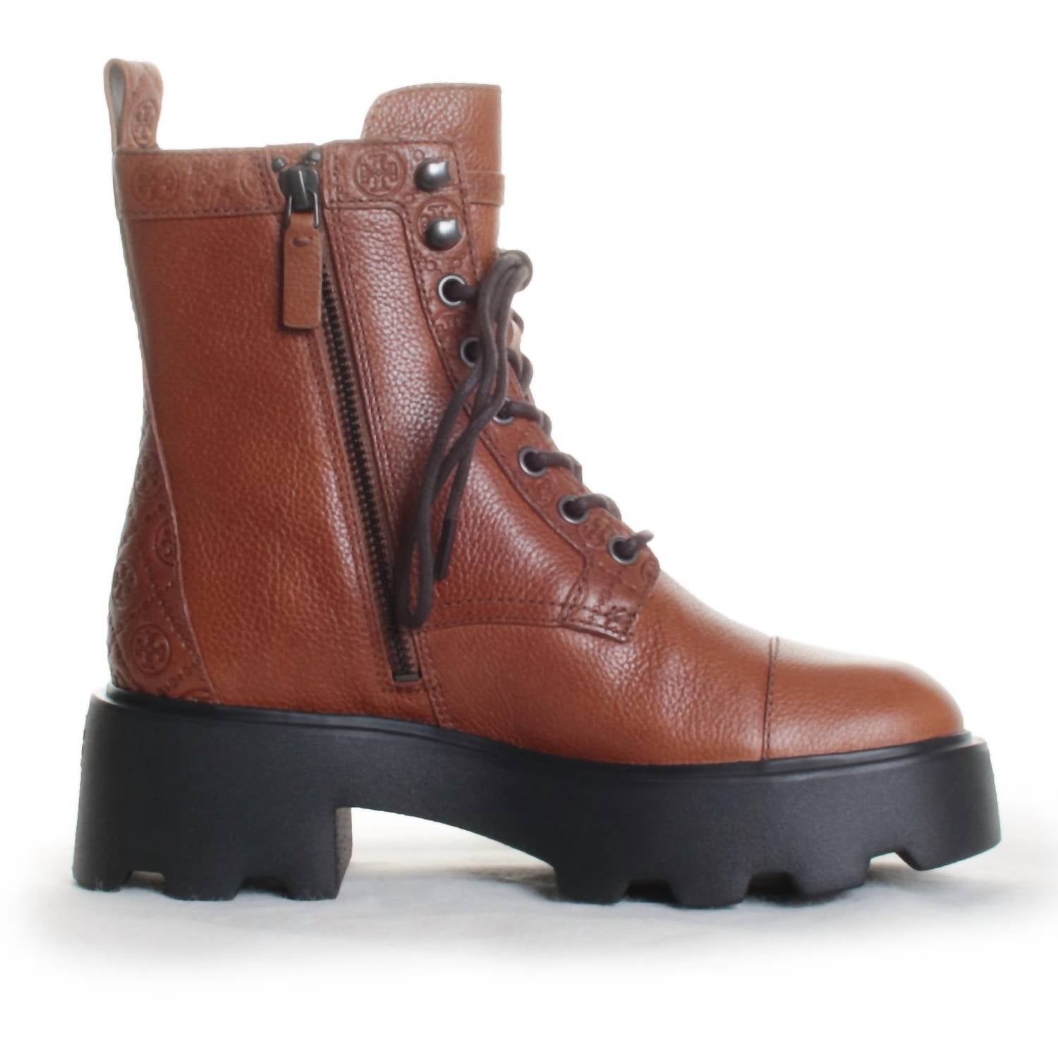 Tory Burch - Women's Monogram Lug Ankle Boot