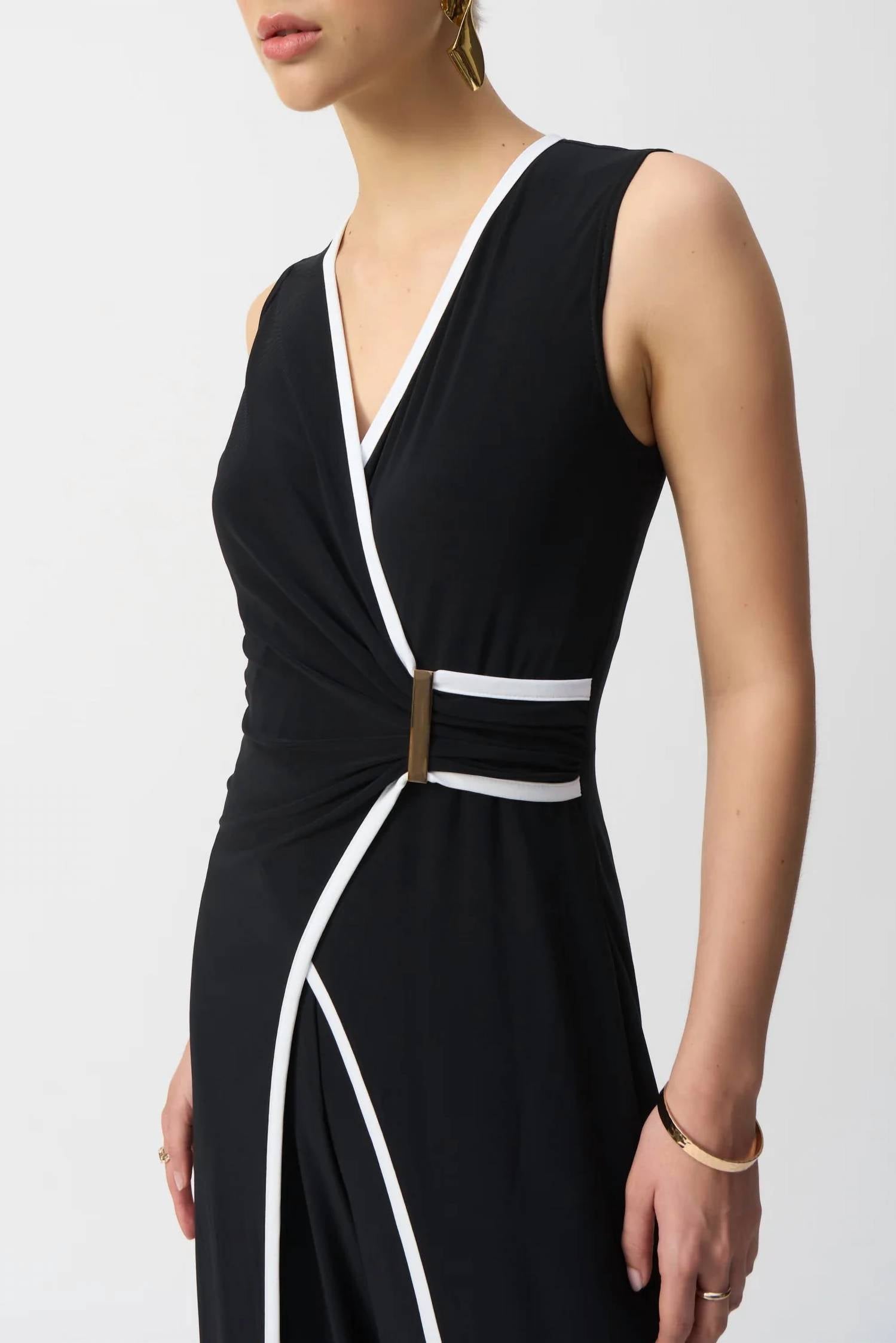 Joseph Ribkoff - Outlined Culotte Jumpsuit