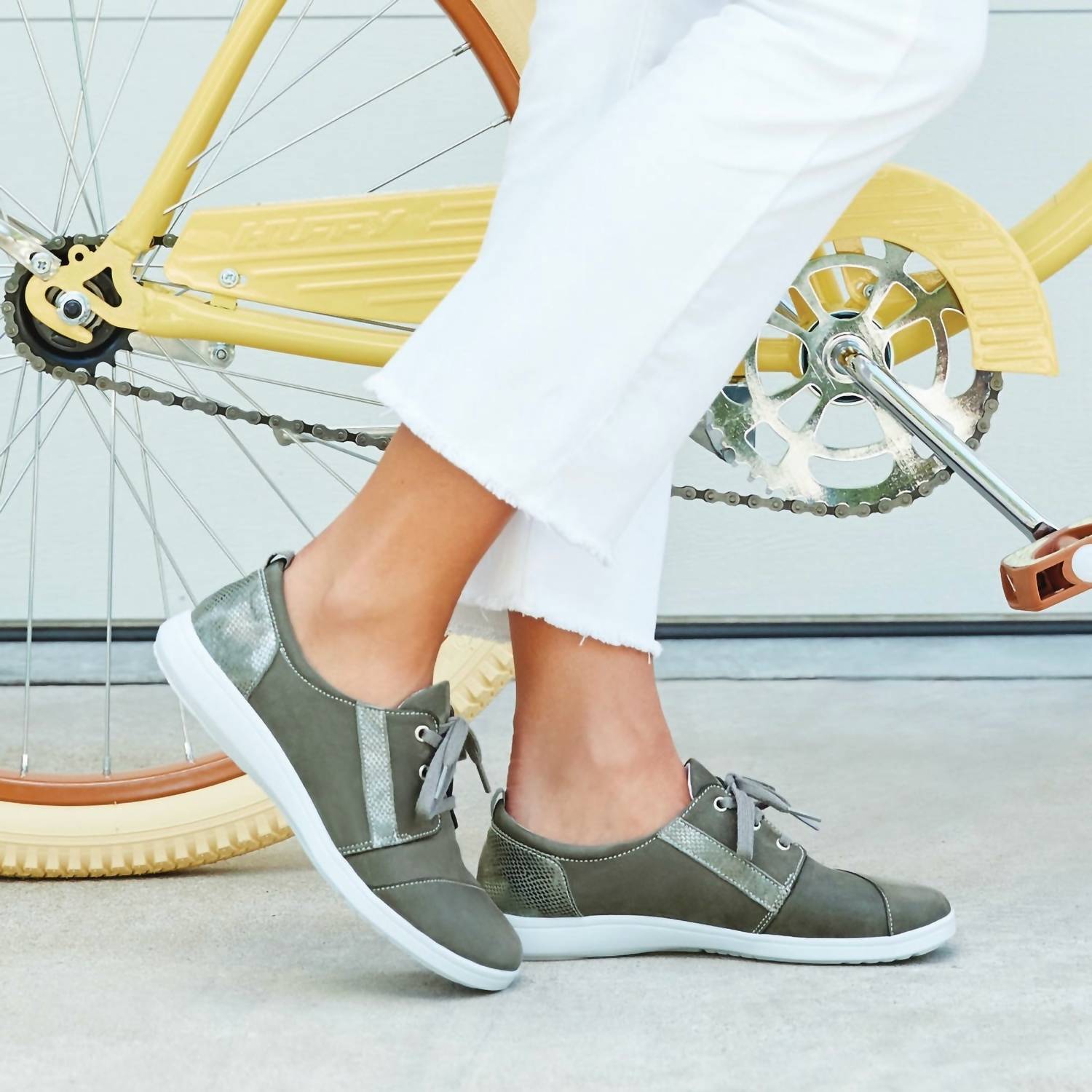 SAS Women's Marnie Lce-up Shoes in gris snake - women's sneaker - view 7