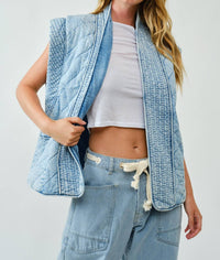 Aaron & Amber - Mariana Oversized Quilted Vest
