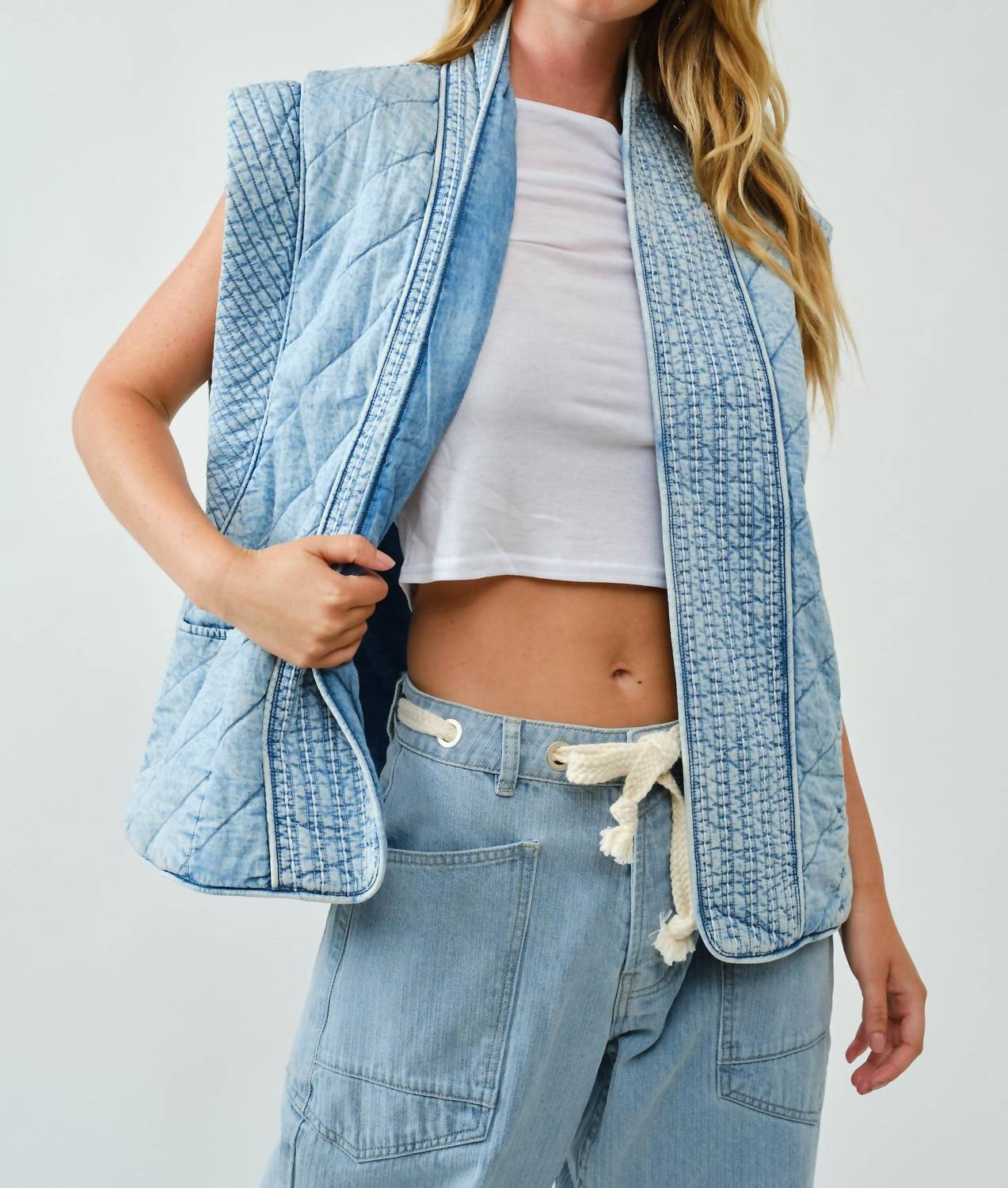 Aaron & Amber - Mariana Oversized Quilted Vest