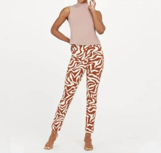 Spanx - On The Go Zebra Print Pant
