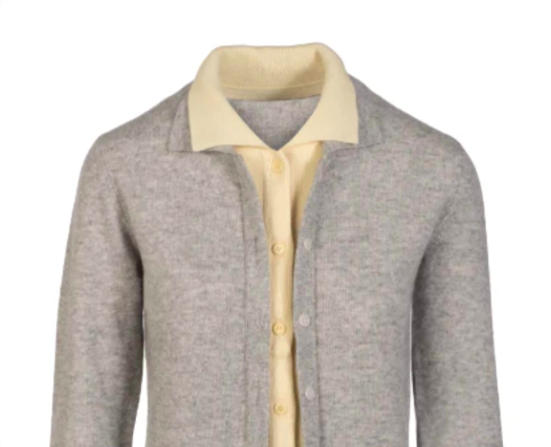 Naadam - Women's Cashmino Layered Collared Cardigan