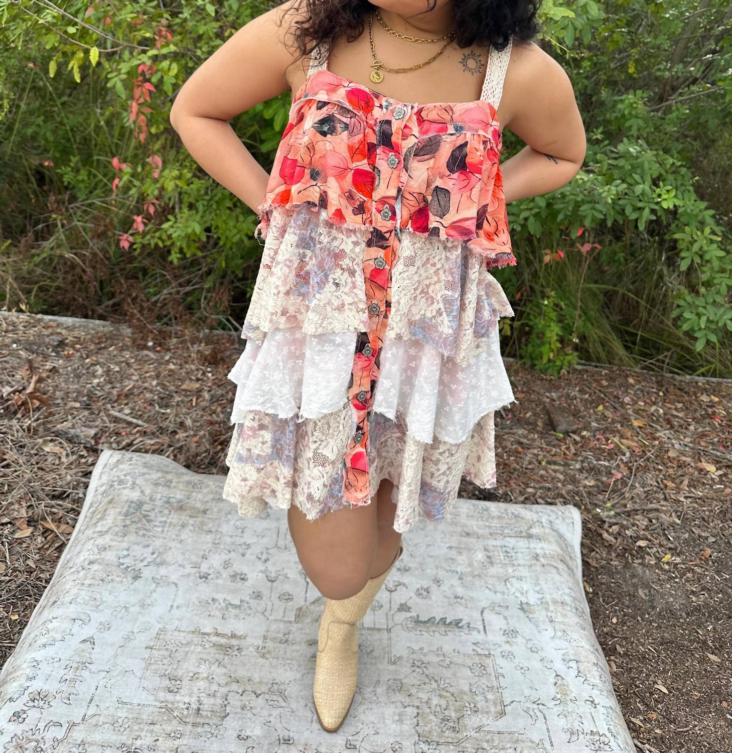 Pol - Lace Layer Dress