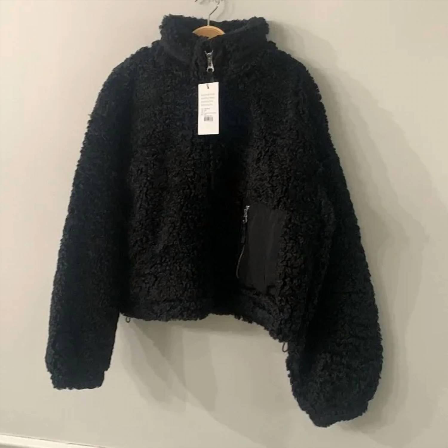 Something Navy - Teddy Patch Pocket Jacket