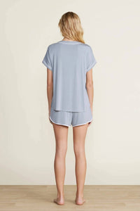 Barefoot Dreams - Malibu Collection Soft Jersey Piped Pajama Set