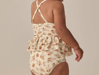 Quincy Mae - Girl's Ruffled One-piece Swimsuit