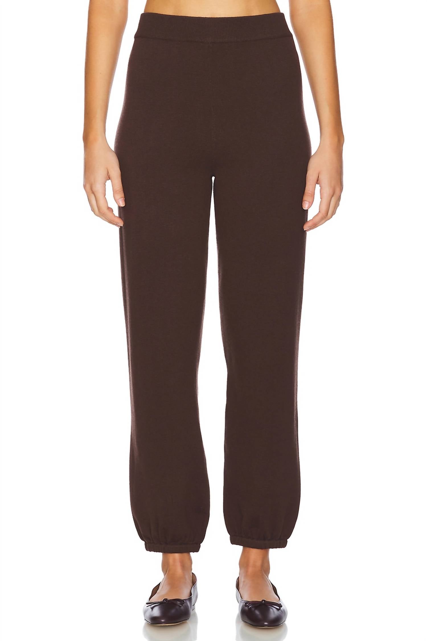 Jonathan Simkhai - High-Rise Elastic Cuffs Joggers