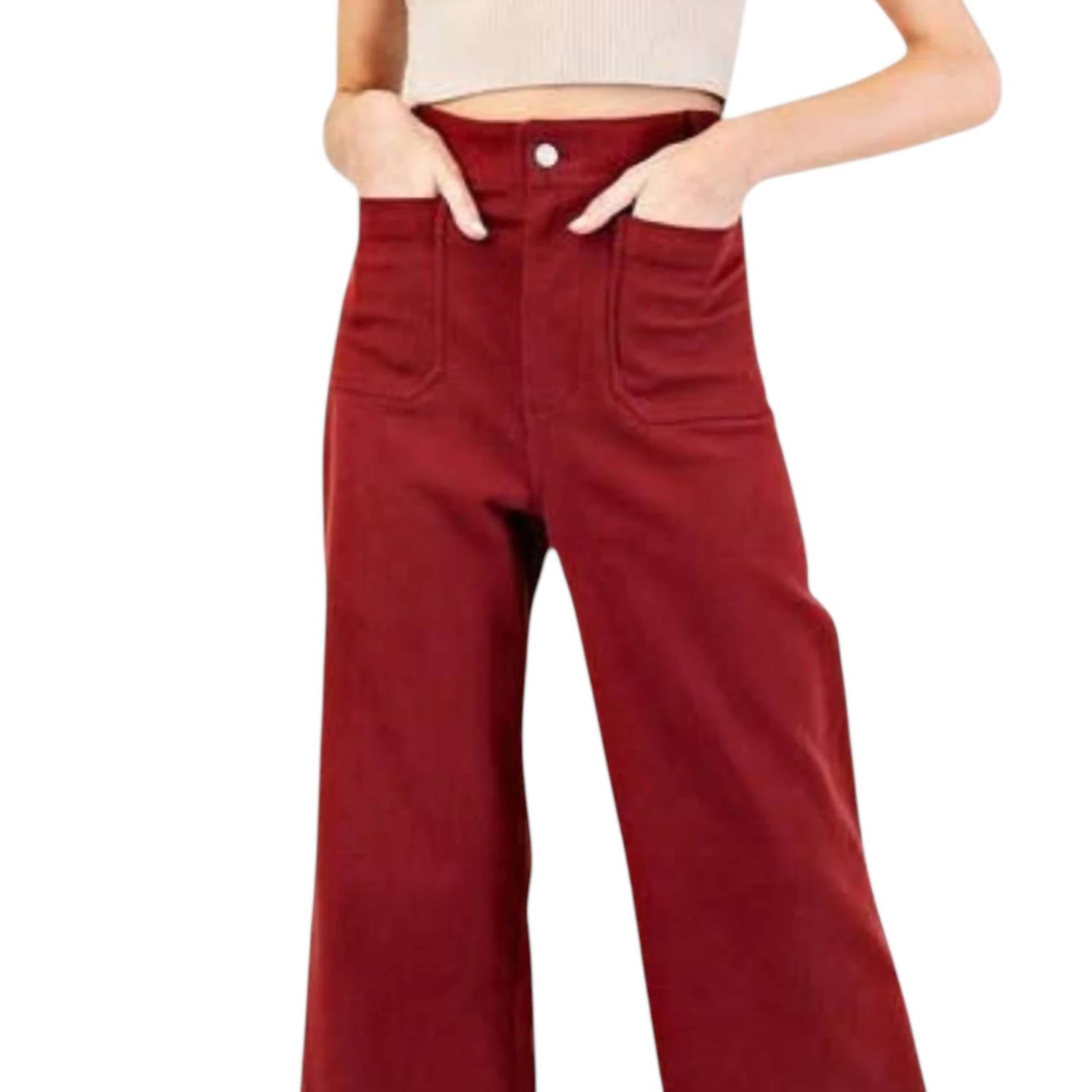 Style Usa - Soft Washed Wide Leg Pants
