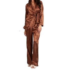 Lucca - Paris Satin Wrap Blazer