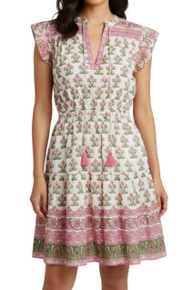 Mahila - Ayra Block Print Mini Dress