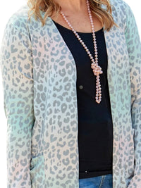 Heimish Usa - Mint Animal Print Cardigan