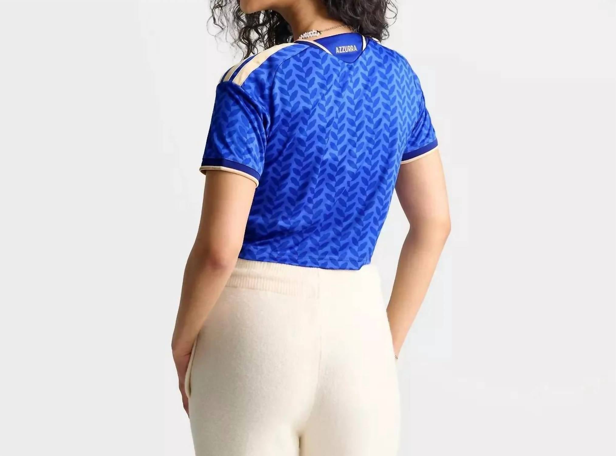 Adidas - Women's Italy Home Cropped Jersey