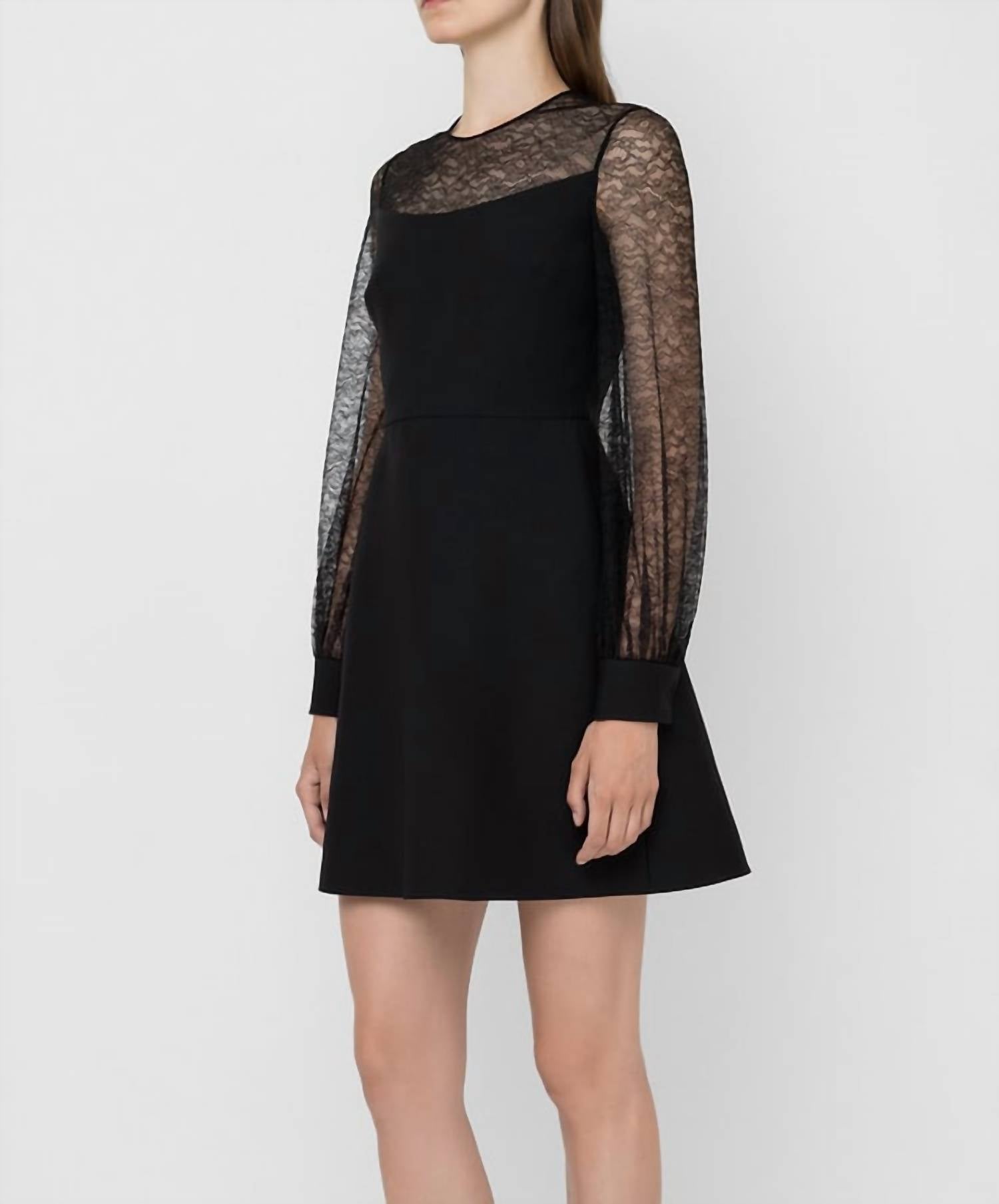 Valentino - Lace Insert Dress