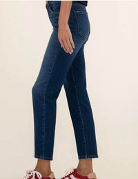 KUT FROM THE KLOTH Reese Classic Straight Leg Finished Hem in attain - women's jeans - alternate view