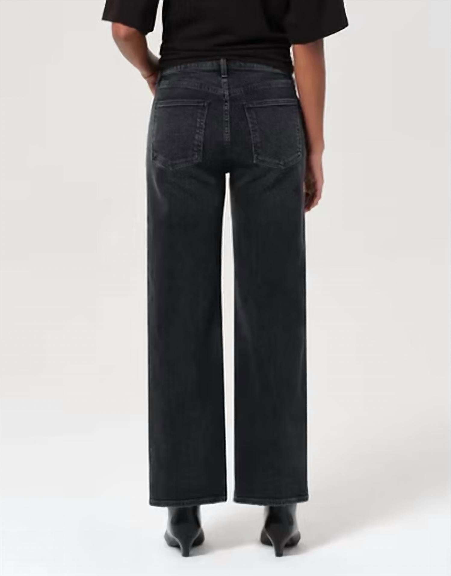 AGOLDE Women's Harper Straight Jean in radius - women's jeans - detail view