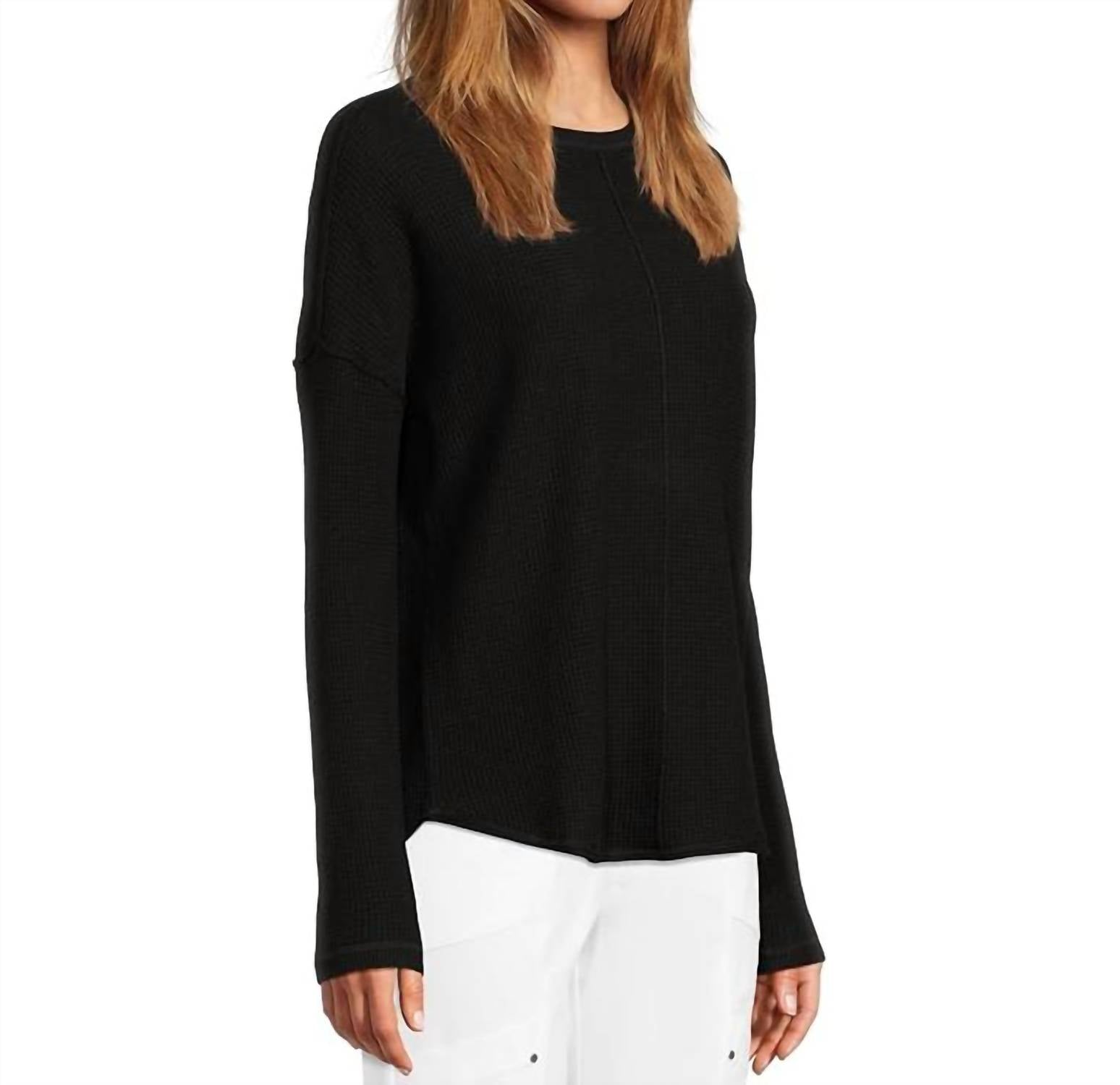 Elliott Lauren - Cotton Cashmere Long Sleeve Sweater