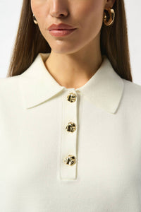 Joseph Ribkoff - Boxy Pullover With Collar