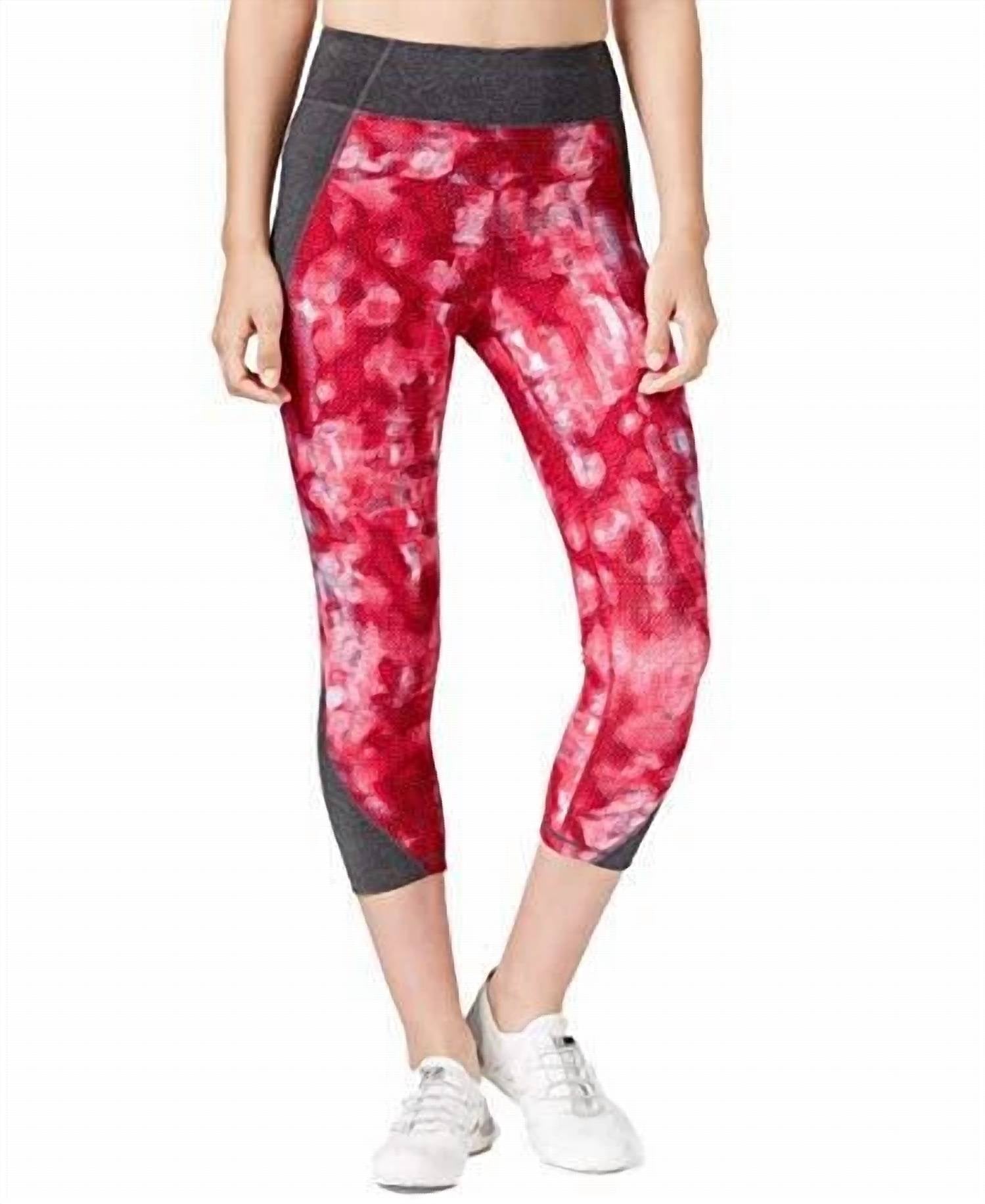 Calvin Klein - Printed Compression Cropped Leggings