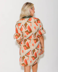 Thml - Print Short Sleeve Mini Dress